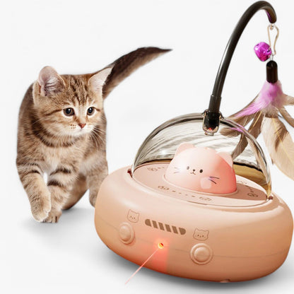 Slimme Kattenlaser "Jachtlicht" met Regenboogfunctie en USB-oplaadfunctie