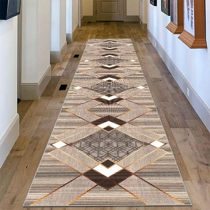 Geometrische Loopmat Antislip 40x120 50x150 cm - Hal Keuken Slaapkamer