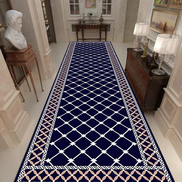Marokkaanse Geometrische Gangloper – Antislip Wasbare Looploper voor Hal Entree Gang