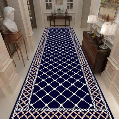 Marokkaanse Geometrische Gangloper – Antislip Wasbare Looploper voor Hal Entree Gang