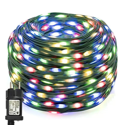 Waterdichte LED Tuinslinger – Feestverlichting voor Buiten in Warm Wit of Multicolor