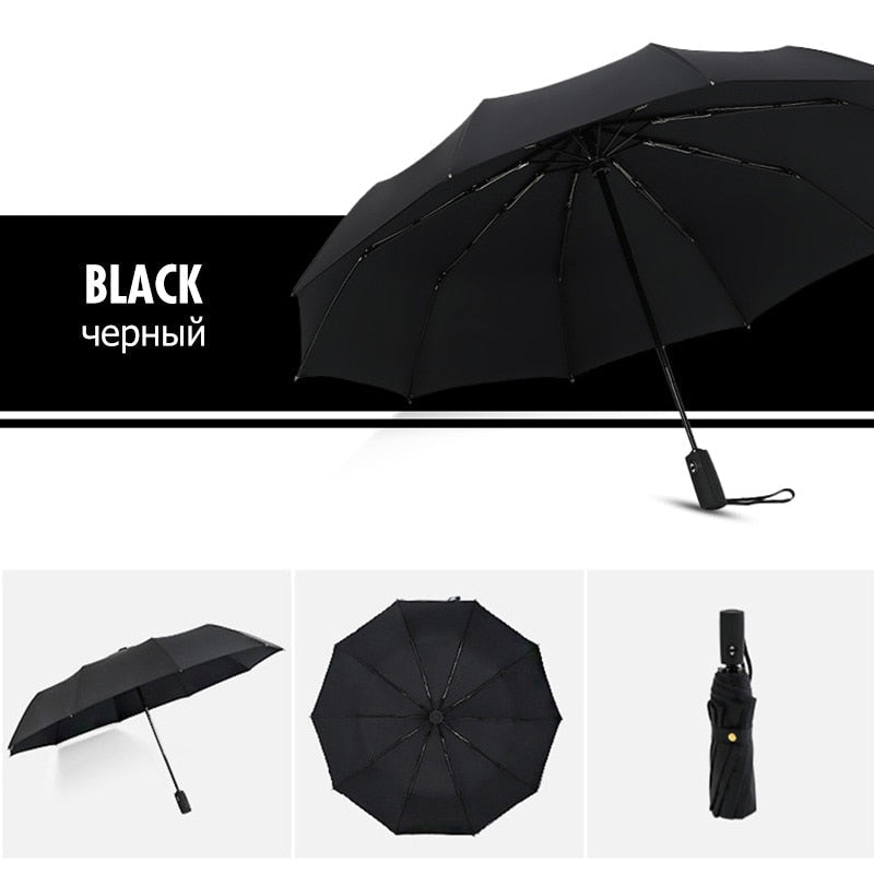 StormShield Automatische Paraplu – Windbestendige Stormparaplu met Omgekeerd Sluitmechanisme