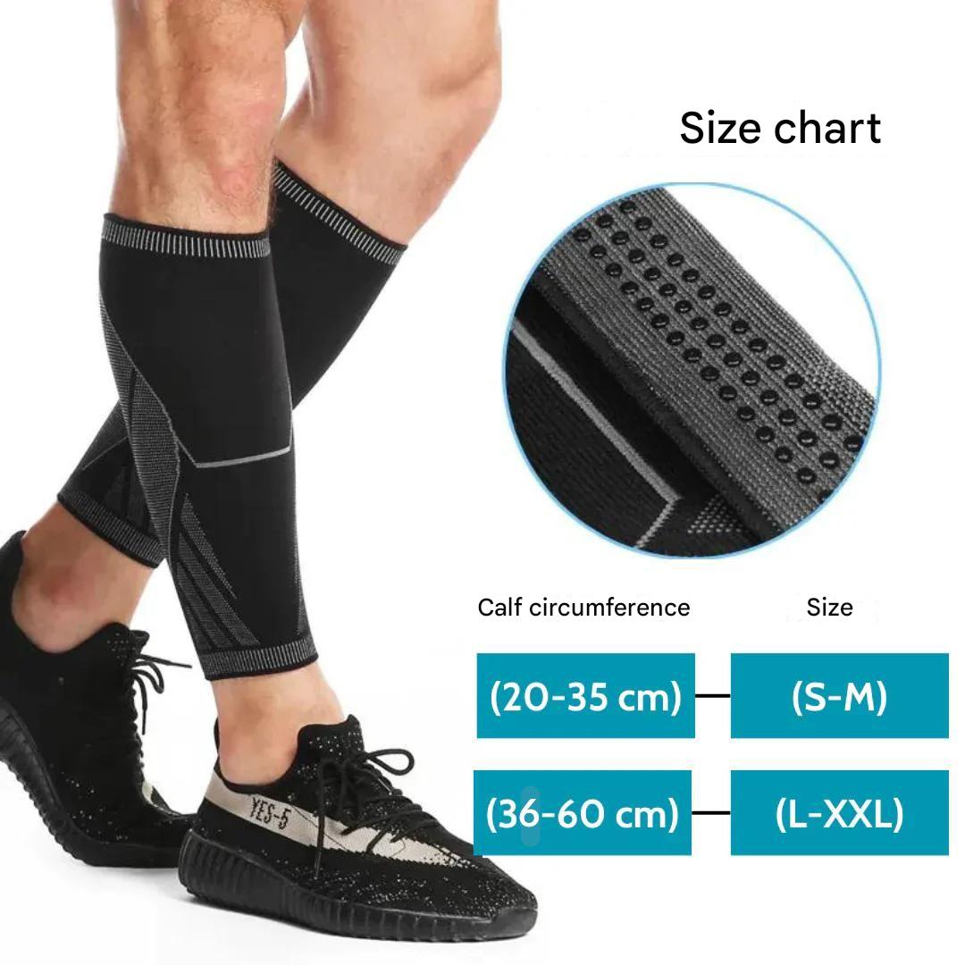 VenoKracht Compressie Kuitbanden – Ondersteuning & Spierherstel – Unisex