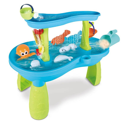 Speel-Watertafel voor Peuters – Dubbel-Laags Sensorisch Speelgoed voor Zomer & Strand