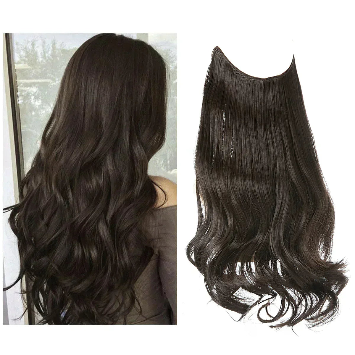 Premium Echt Haar Extensions met Natuurlijke Glans | 100% Mensenhaar | Hittebestendig