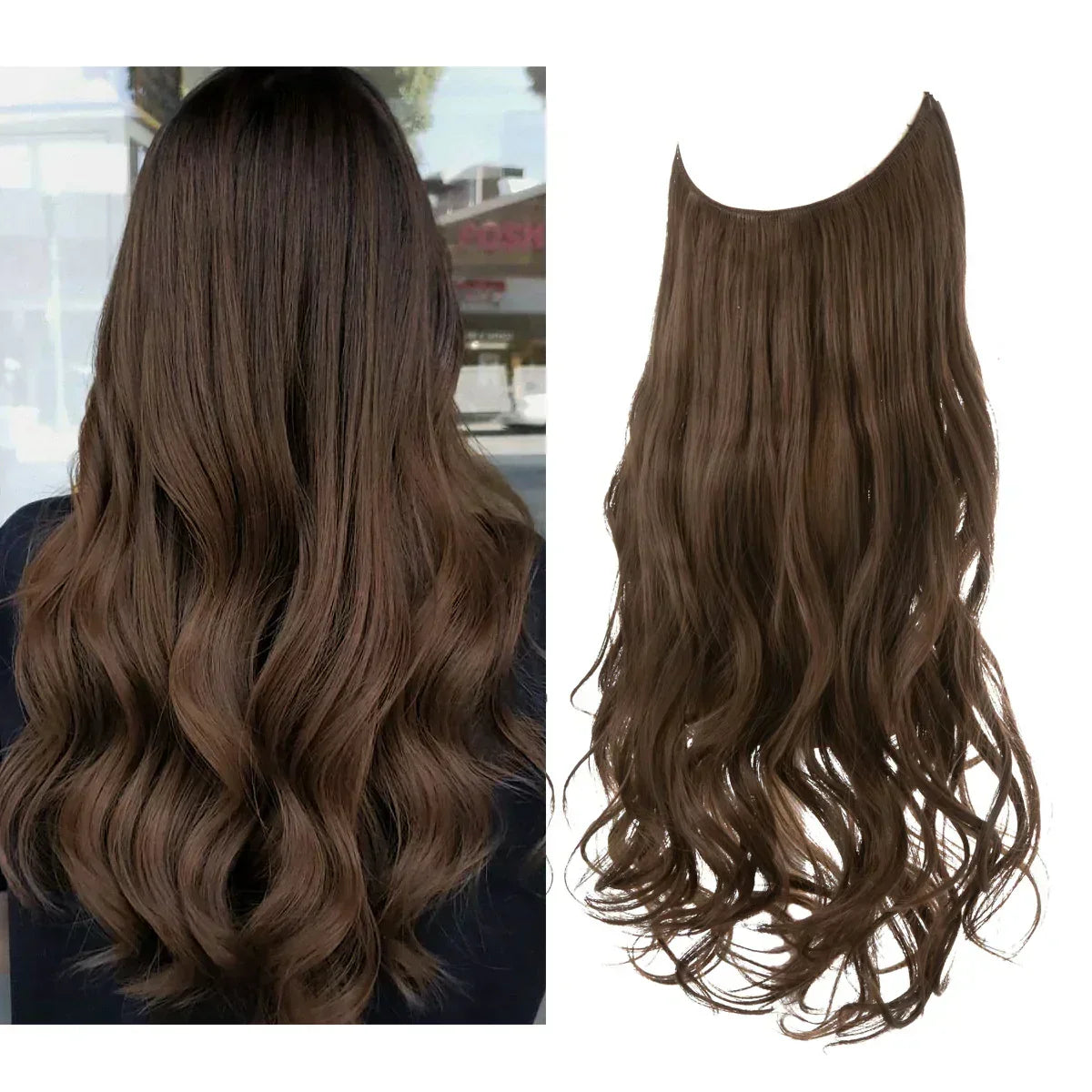 Premium Echt Haar Extensions met Natuurlijke Glans | 100% Mensenhaar | Hittebestendig