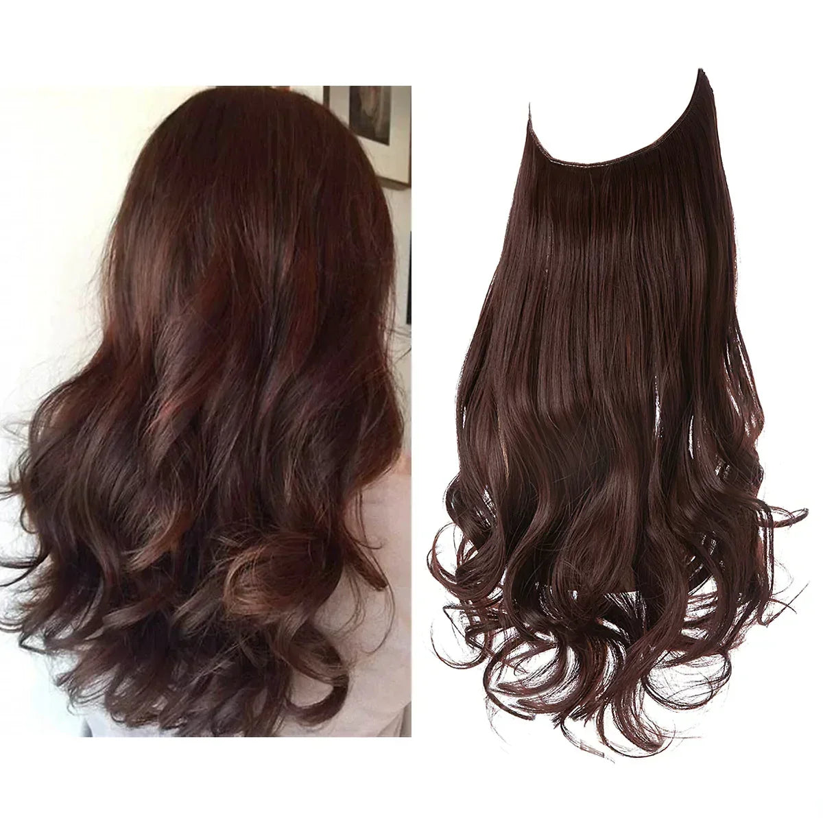 Premium Echt Haar Extensions met Natuurlijke Glans | 100% Mensenhaar | Hittebestendig