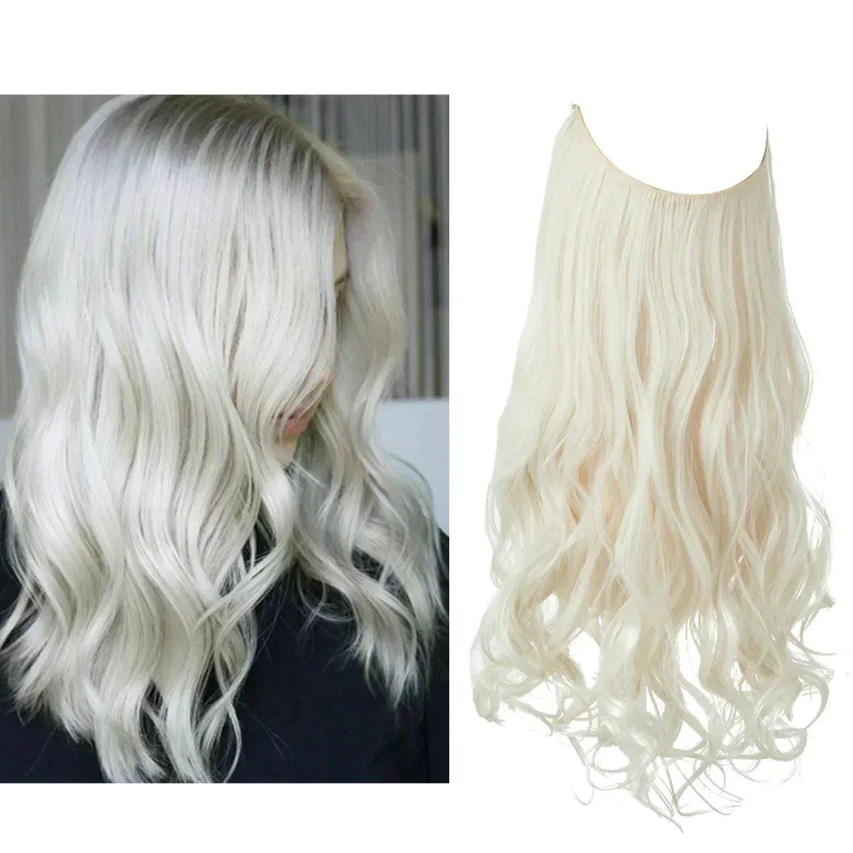 Premium Echt Haar Extensions met Natuurlijke Glans | 100% Mensenhaar | Hittebestendig