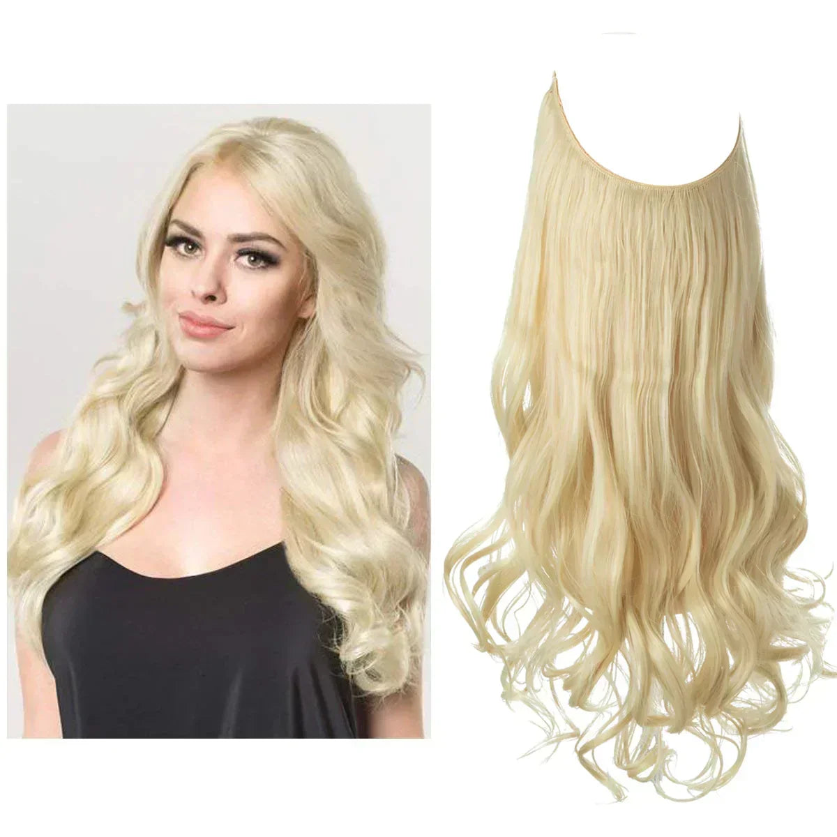Premium Echt Haar Extensions met Natuurlijke Glans | 100% Mensenhaar | Hittebestendig