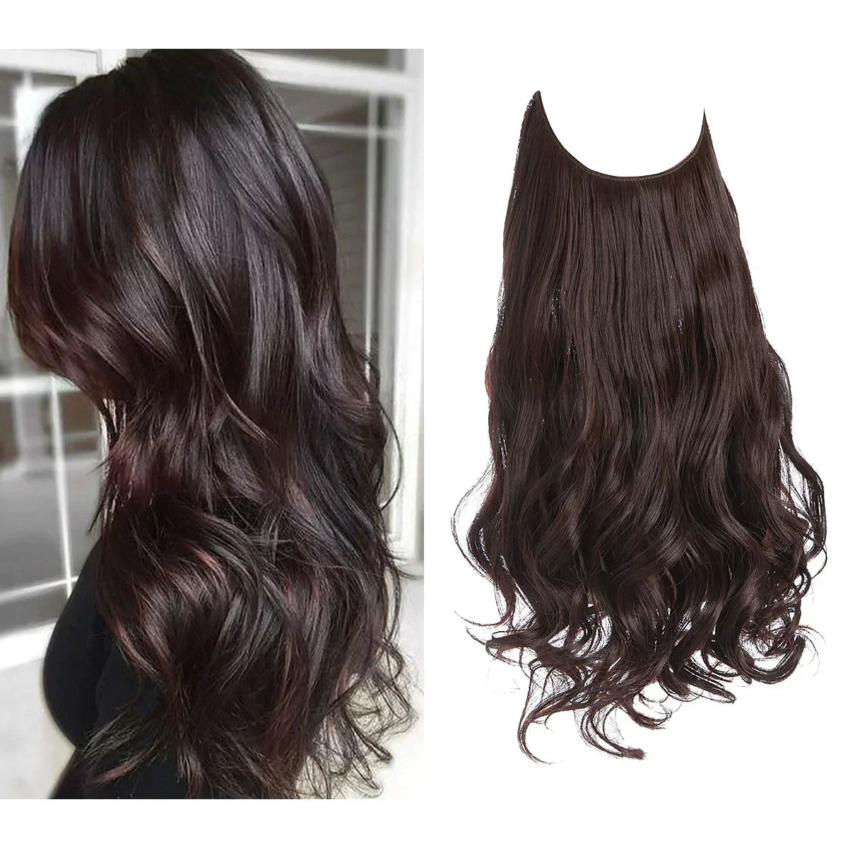 Premium Echt Haar Extensions met Natuurlijke Glans | 100% Mensenhaar | Hittebestendig