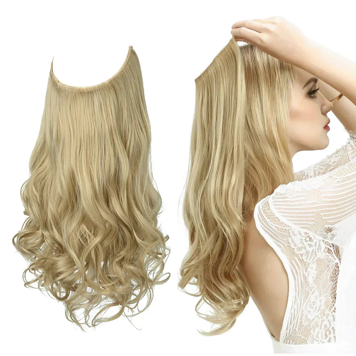 Premium Echt Haar Extensions met Natuurlijke Glans | 100% Mensenhaar | Hittebestendig