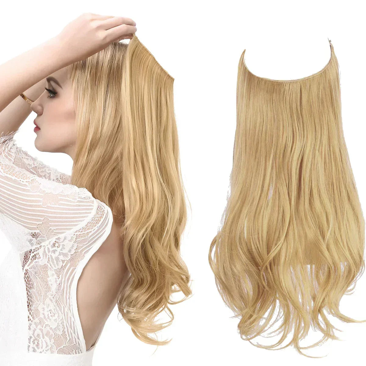 Premium Echt Haar Extensions met Natuurlijke Glans | 100% Mensenhaar | Hittebestendig