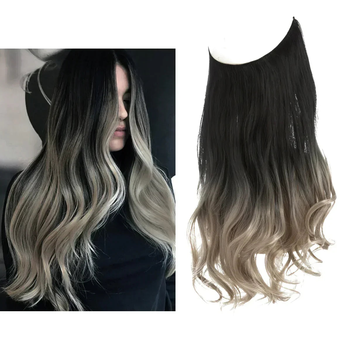 Premium Echt Haar Extensions met Natuurlijke Glans | 100% Mensenhaar | Hittebestendig