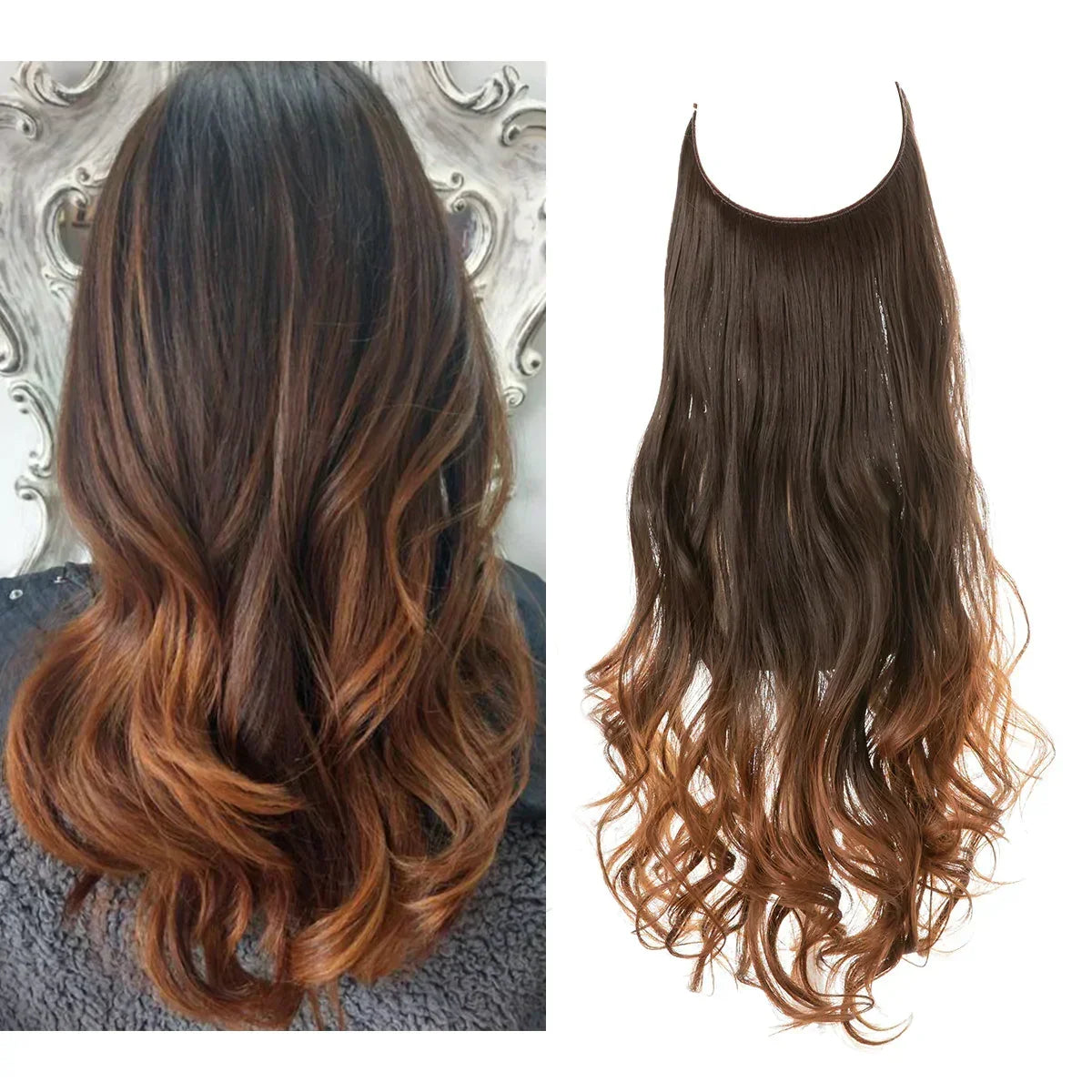 Premium Echt Haar Extensions met Natuurlijke Glans | 100% Mensenhaar | Hittebestendig