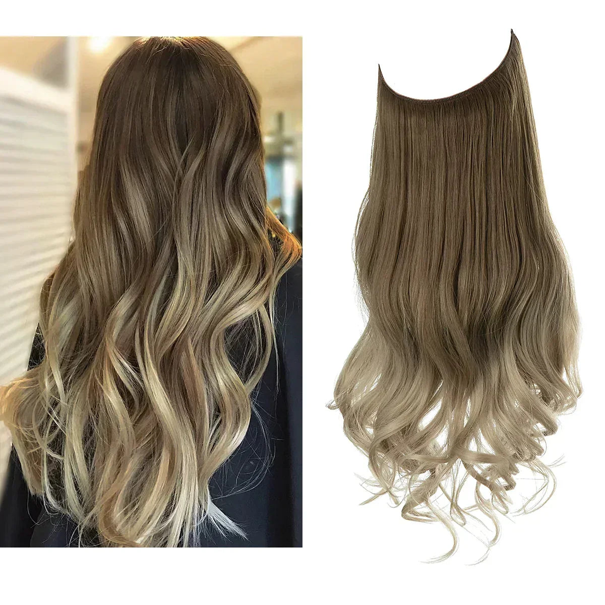 Premium Echt Haar Extensions met Natuurlijke Glans | 100% Mensenhaar | Hittebestendig