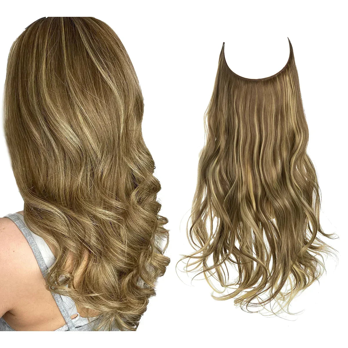 Premium Echt Haar Extensions met Natuurlijke Glans | 100% Mensenhaar | Hittebestendig