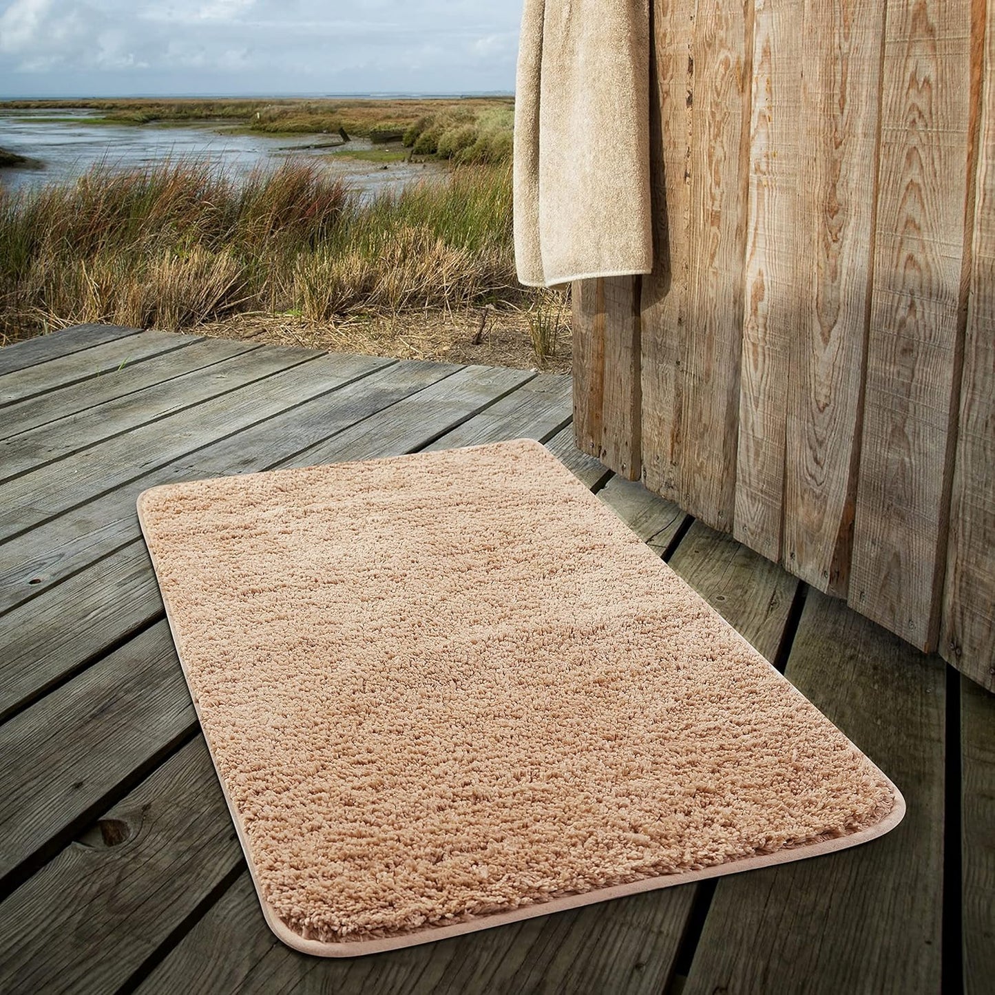 PlushHaven Badmat – Ultra Zachte Microvezel Antislip Mat met Snelle Wateropname