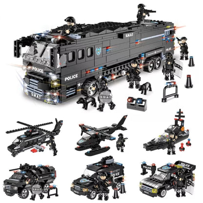 SWAT Team Bouwset | 1014 Onderdelen | Compatibel met Merken