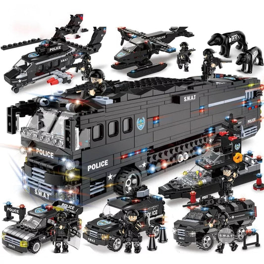 SWAT Team Bouwset | 1014 Onderdelen | Compatibel met Merken