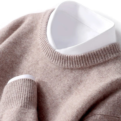 Merino Crewneck Sweater Heren Regular Fit