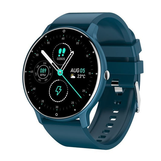 PulseTrack Slim Smartwatch – Waterdicht, Gezondheidsmonitoring & Full-Touchscreen