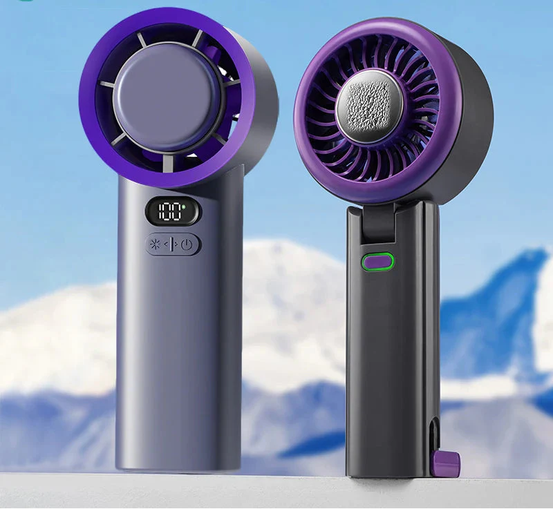 Skye Mini Ventilator met Koelplaat – Draagbare Ventilator met 100 Snelheden en Verstelbare Bries