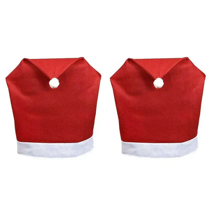 Feestelijke Kerstman Stoelhoezen – Kerst Eetkamerstoelen Decoratie