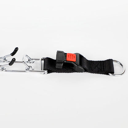 Nylon trainingshalband met comfortpunt en snelsluiting