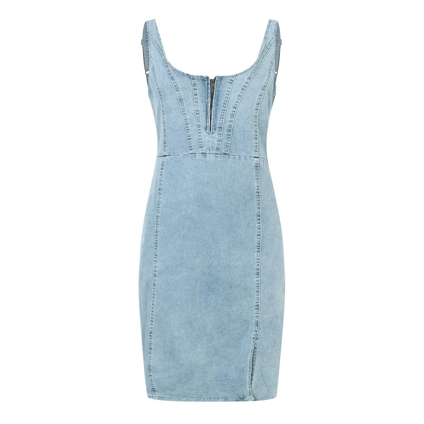 LunaBelle Off-Shoulder Midi Jurk