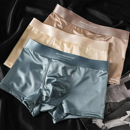 Zijdezachte Herenboxershort met Sculptuurpasvorm – De Luxe Lichaamsvormer