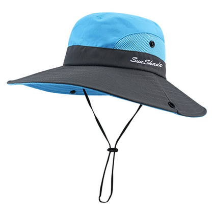 Zonnebeschermende Brede Rand Hoed – Lichtgewicht en Ademend