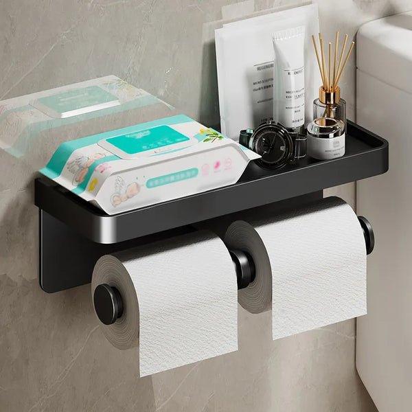 Saniflex Multifunctionele Toiletrolhouder – Modern Ontwerp en Praktische Functionaliteit