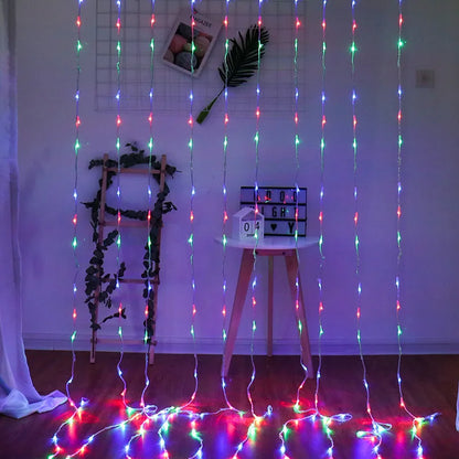 Kleurwisselende LED Gordijnverlichting – Decoratieve Lichtjes voor Raam en Muur
