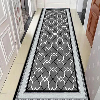 Marokkaanse Geometrische Gangloper – Antislip Wasbare Looploper voor Hal Entree Gang