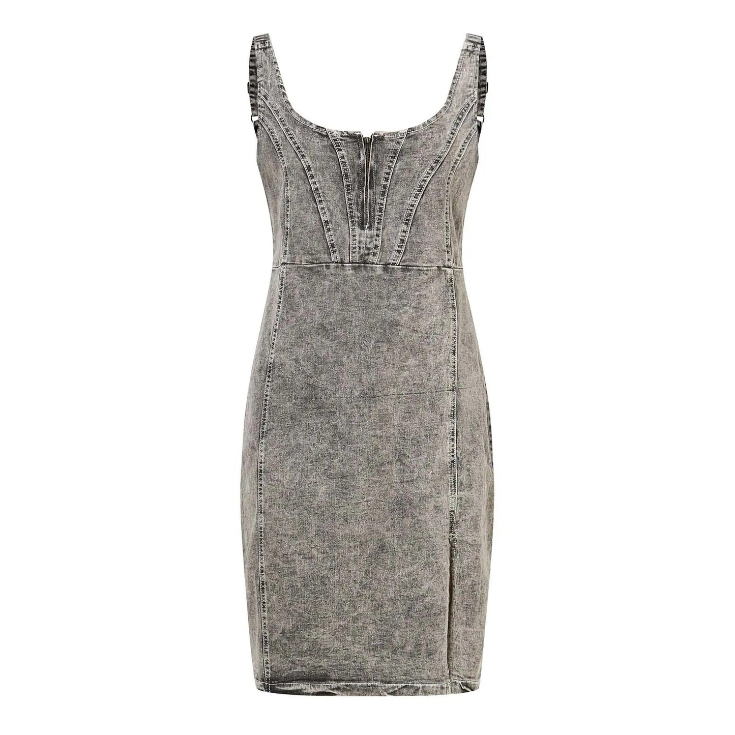 LunaBelle Off-Shoulder Midi Jurk