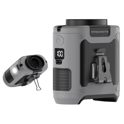 Draagbare Camping Ventilator met LED-Verlichting en Powerbank