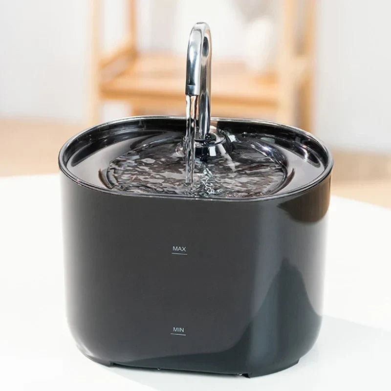 Automatische Huisdierdrinkfontein met Koolstoffilter & Stille Pomp - 2,2L