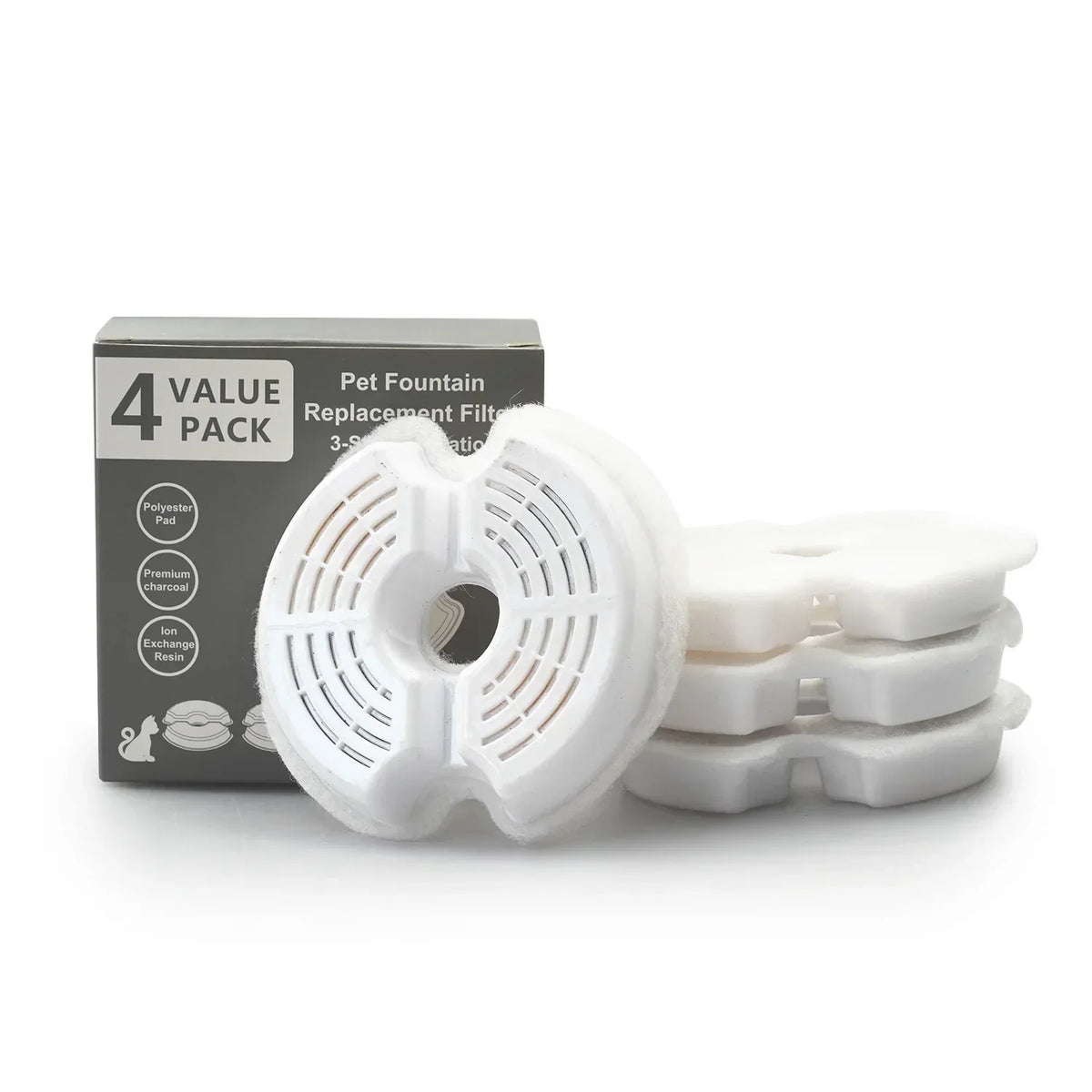 Automatische Huisdierdrinkfontein 2L met LED-verlichting en Filtratiesysteem USB