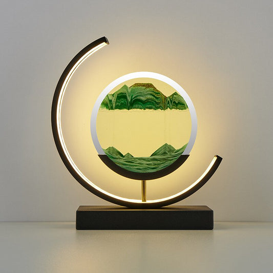 LED Tafellamp met Bewegend Zandlandschap – SandLight