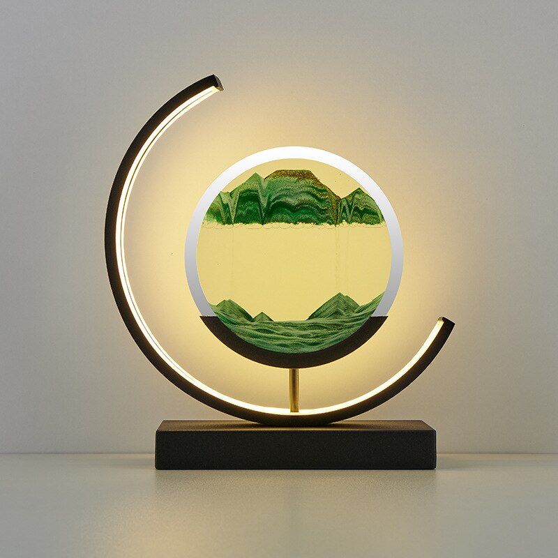 LED Tafellamp met Bewegend Zandlandschap – SandLight