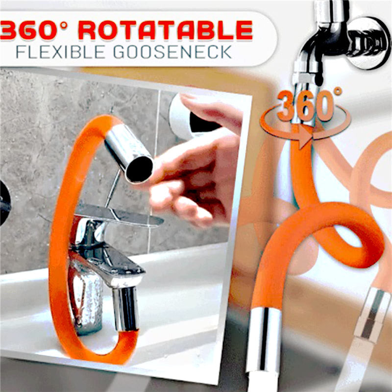 360° Flexibele Kraanuitbreiding met Buigbare Gooseneck & Spatverminderende Stroom