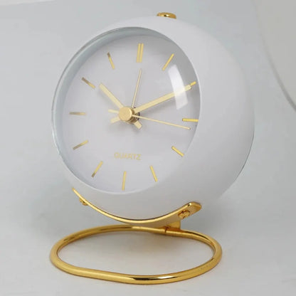 Minimalistische Scandinavische Bureauklok met Stil Quartz-Uurwerk