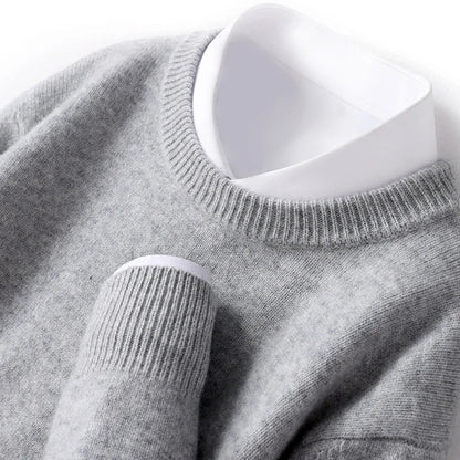 Merino Crewneck Sweater Heren Regular Fit