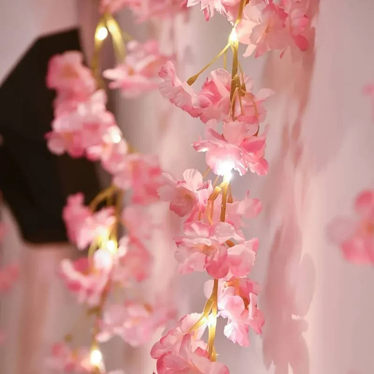 Romantische Bloesemlichtslinger 2m LED Kunstbloemen Sfeerverlichting