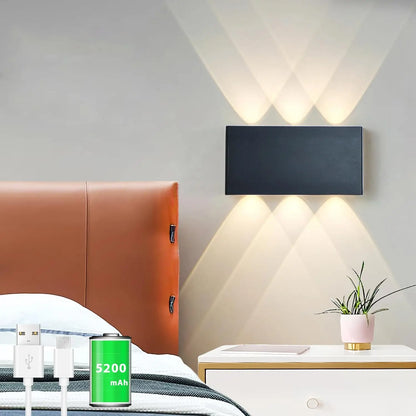 Draadloze Magnetische Wandlamp met Afstandsbediening - Dimbaar LED in 4 Kleuren