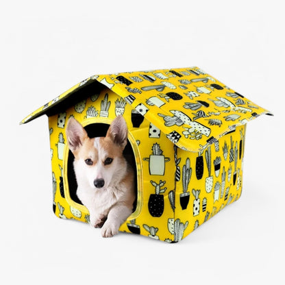 Weerbestendig Dierenhuis "KnusNest" voor Katten en Kleine Honden