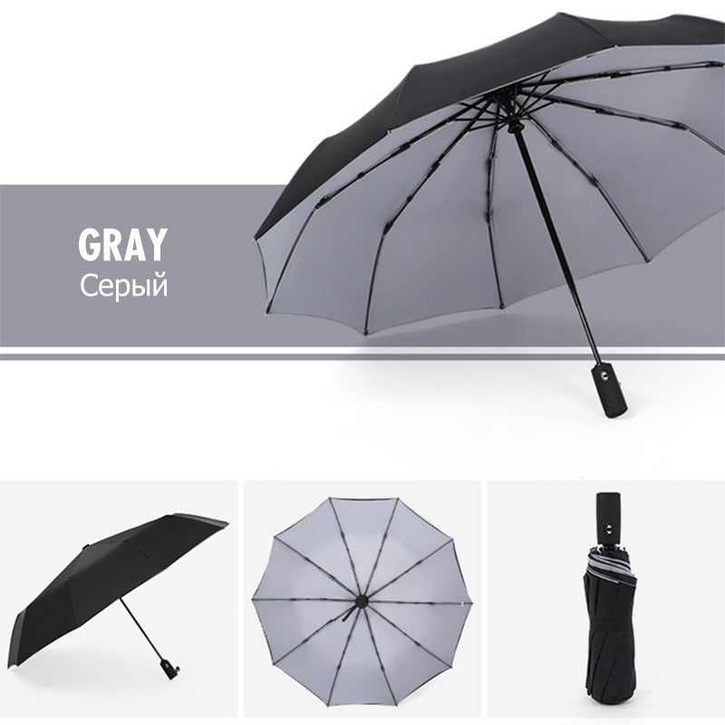 StormShield Automatische Paraplu – Windbestendige Stormparaplu met Omgekeerd Sluitmechanisme