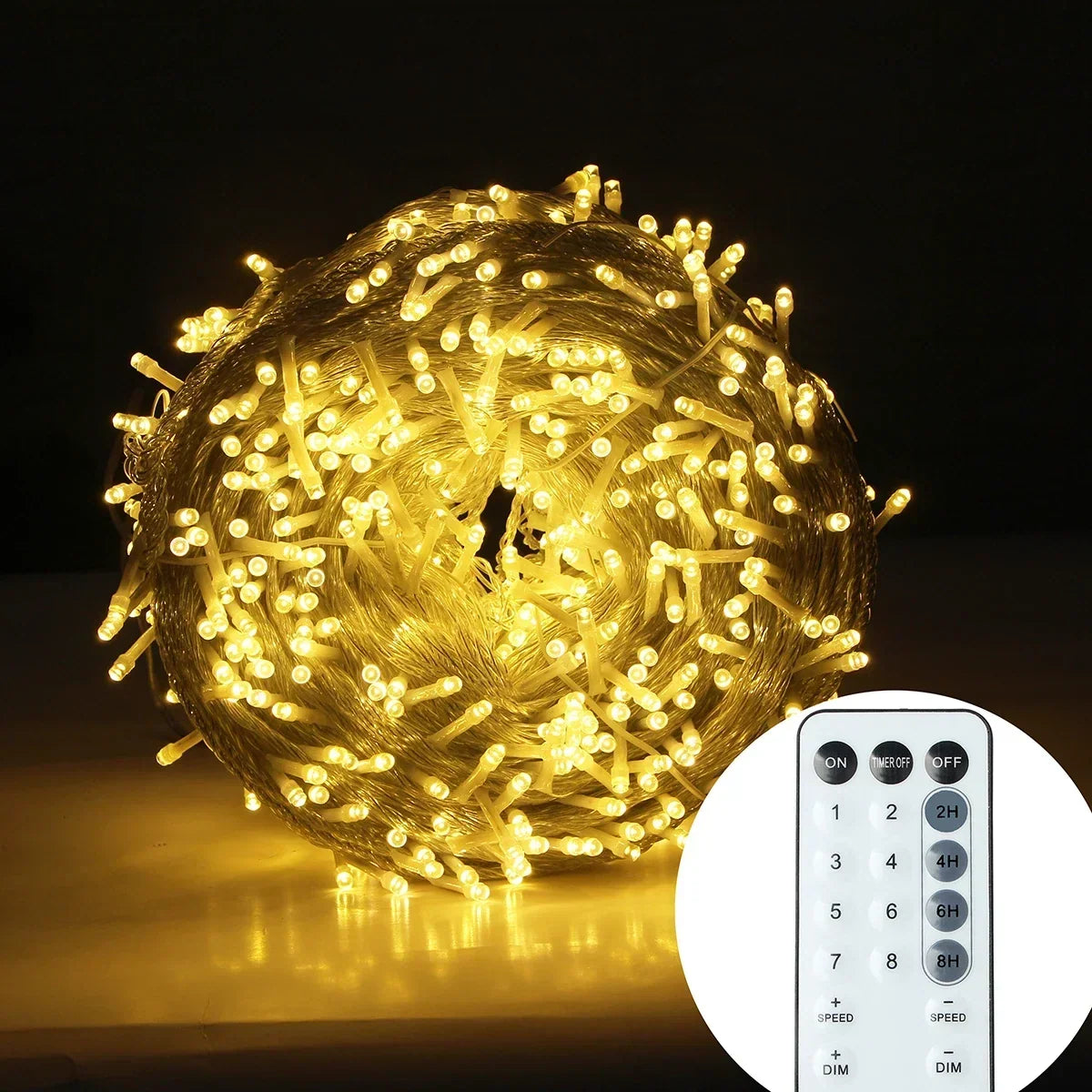 Warm Wit LED Lichtsnoer voor Buiten - 20-100 Meter Tuinverlichting