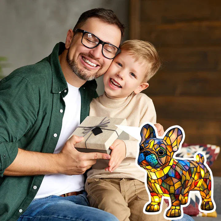 Lumidog Handgemaakte Lichtgevende Hondenlamp – Sfeerverlichting en Cadeau