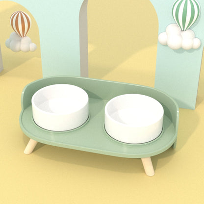 Scandinavische Stijl Dubbele Voerbak Voor Je Hond of Kat